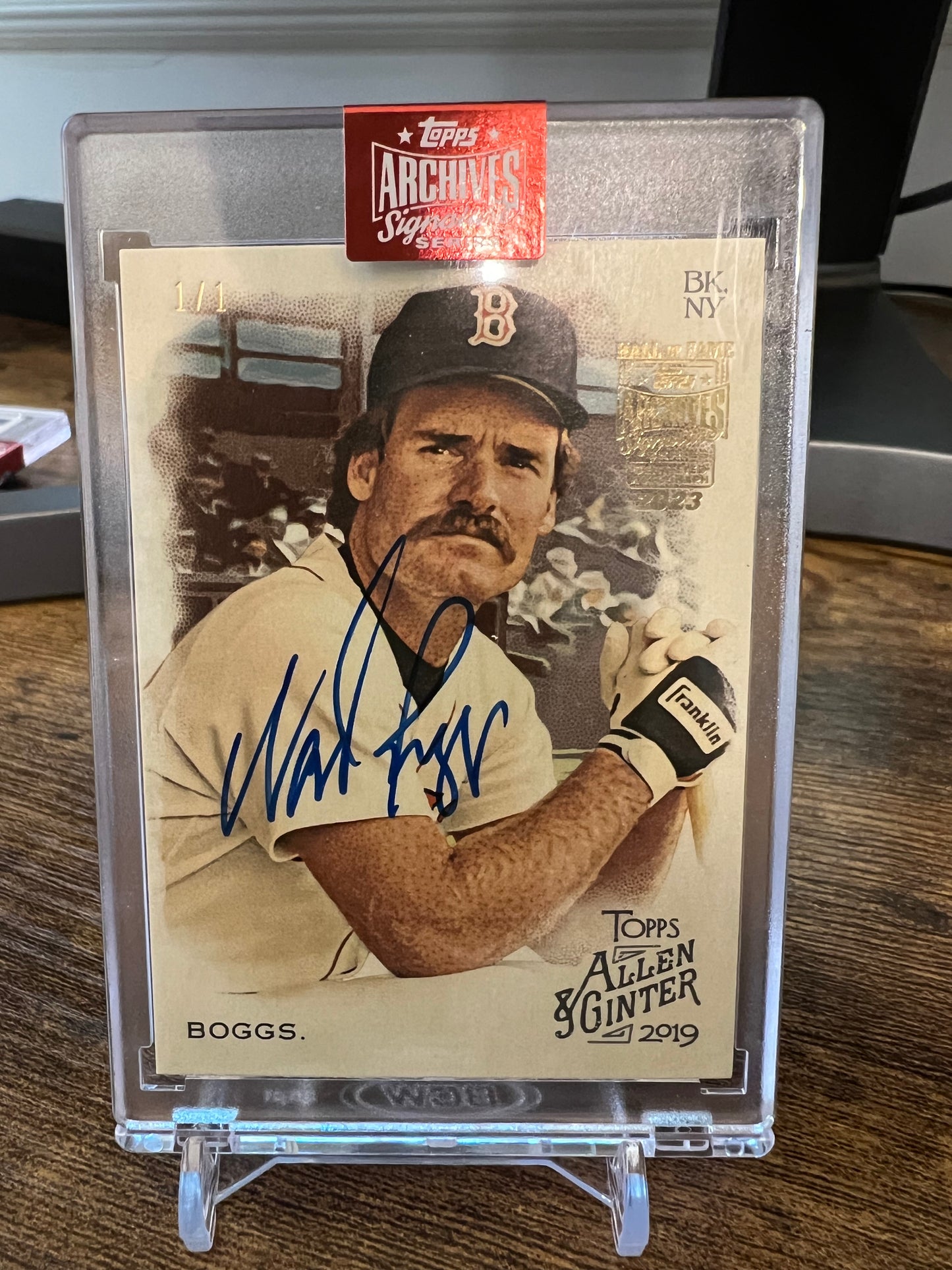 2023 Topps Archives Signature Wade Boggs 1/1