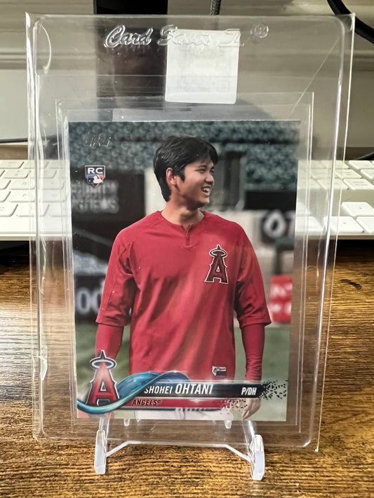 2018 Topps Update Shohei Ohtani Warm-Up Shirt SP Rookie Card