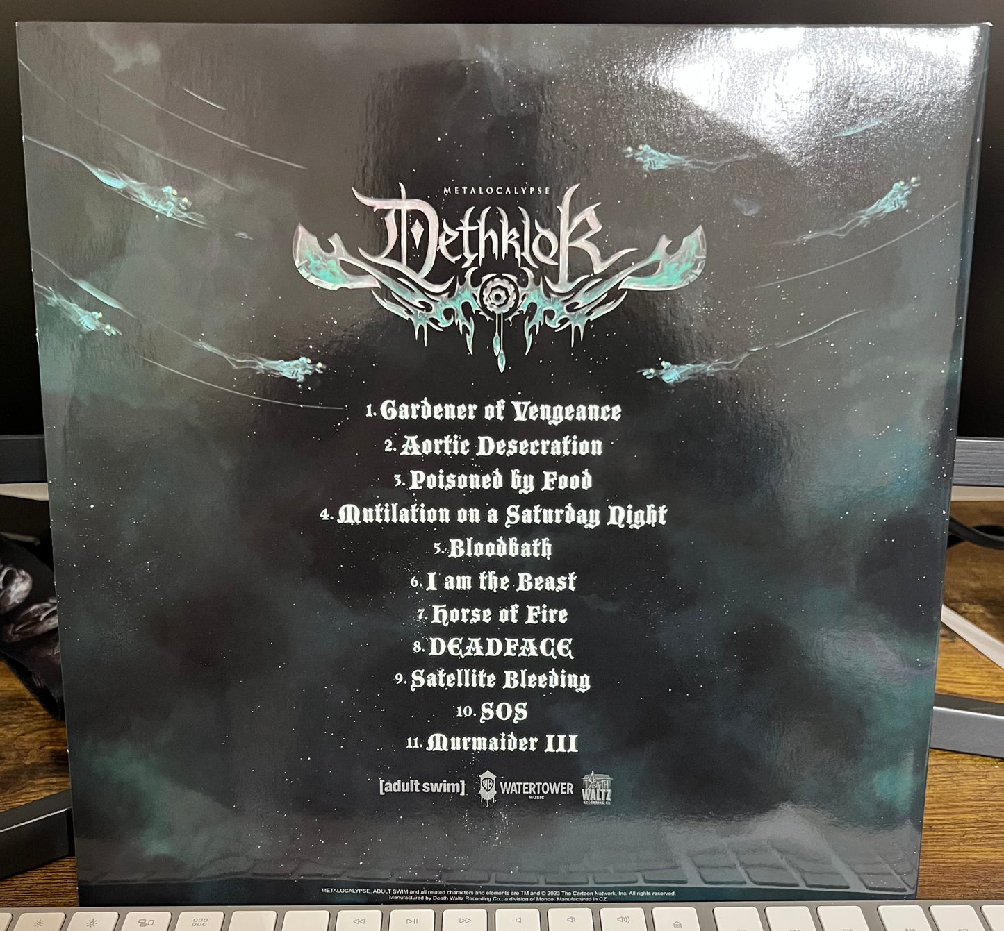 Dethklok Deathalbum IV Vinyl SIGNED BY BRENDON SMALL